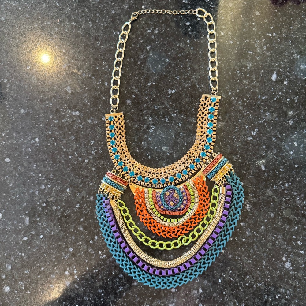 Colorful Statement Necklace